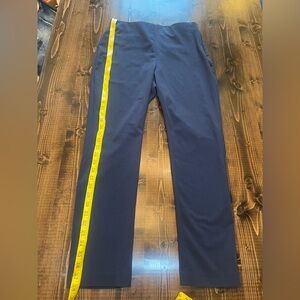 Nine West womens side, zip skinny Navy Dress Pants size 6